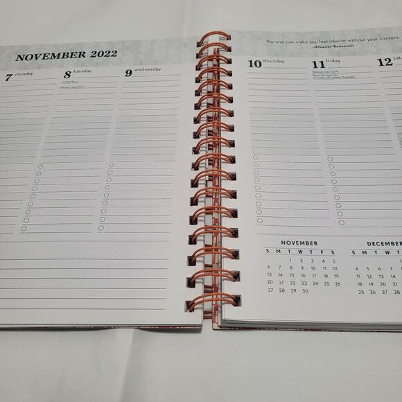 Andrews McMeel Posh Deluxe Organizer 17-Month 2022-2023 Monthly/Weekly Planner - Picture 9 of 16